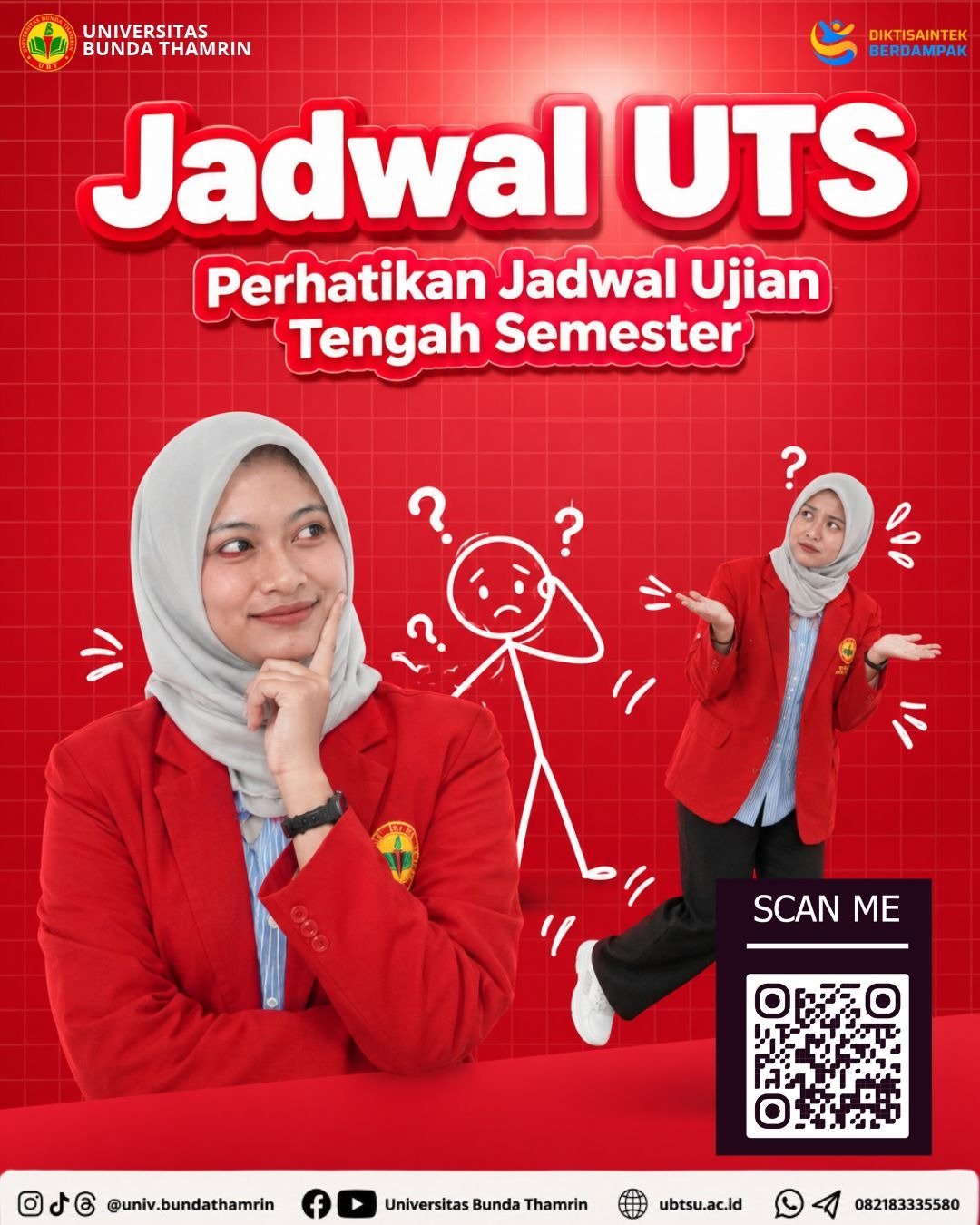 PENGUMUMAN JADWAL UJIAN TENGAH SEMESTER (UTS) GANJIL 2026/2027